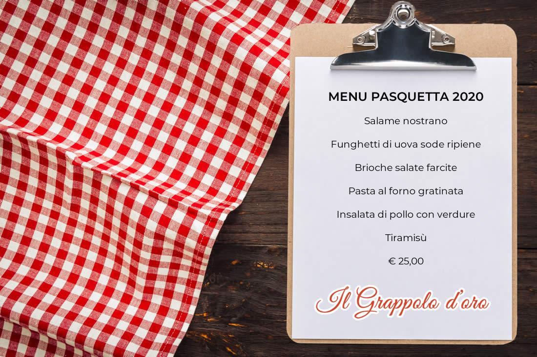 menu pasquetta grappolo d'oro